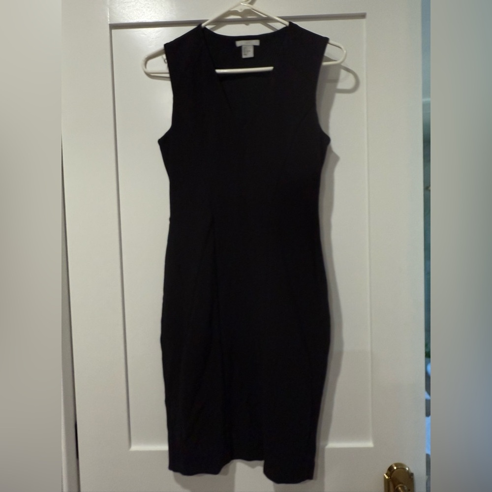 H&M Classic Black Midi Dress
